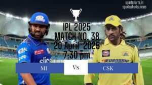 CSK बनाम MI
